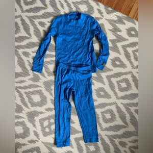 Menique 100% merino wool kids base layer set size 1-2 86–92cm light blue